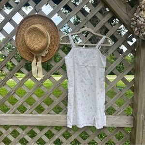 NWT Abercrombie kids White Floral Sundress